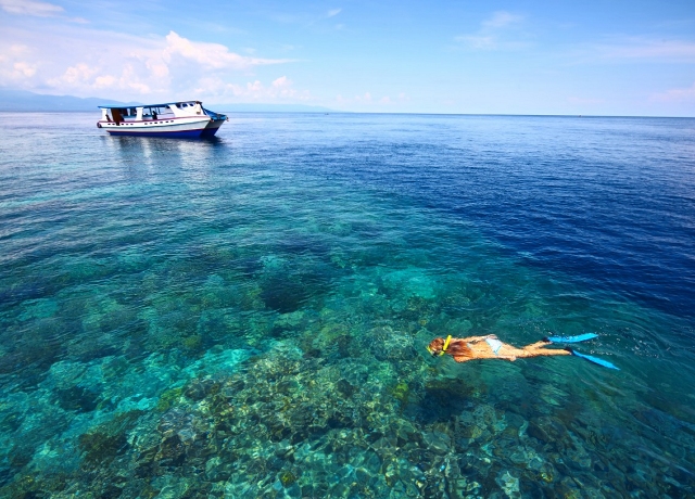 Snorkeling in Borneo